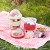 Crystalia Yogurt Cups with Lids, Set of 2